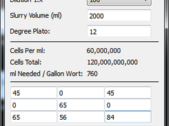 Yeast Cell Calculator Screenshot 1