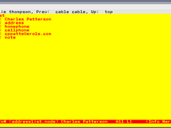 sample address list entry