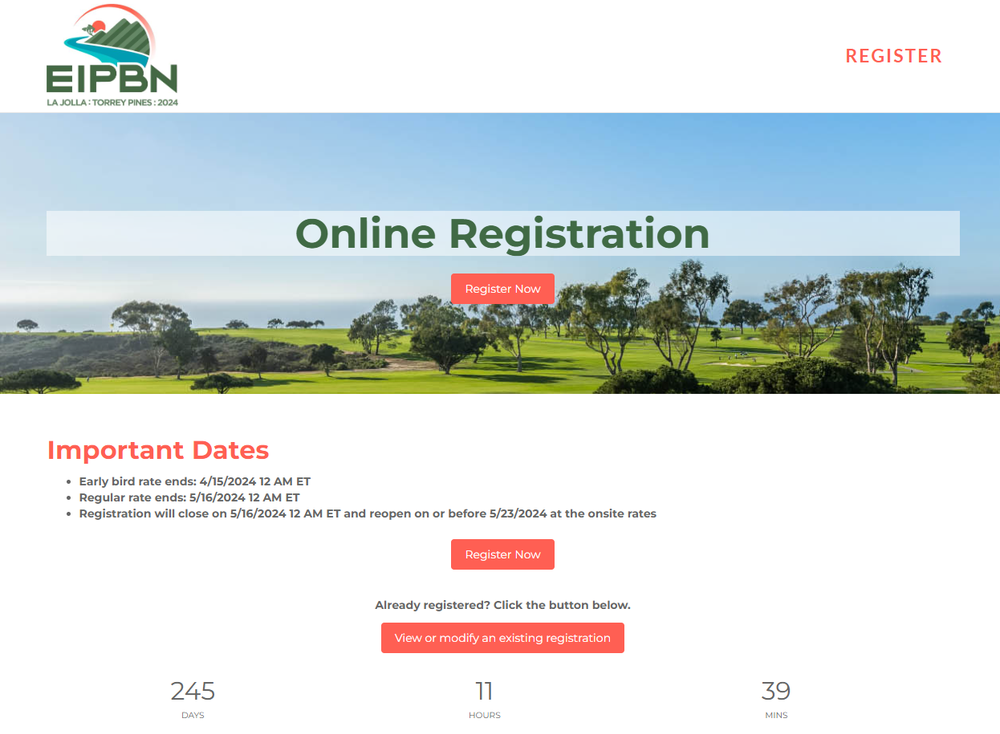 Online Registration