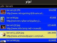 Nokia E61: Browsing results and opening an item