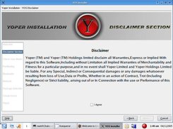 Yoper Installer - Disclaimer Section