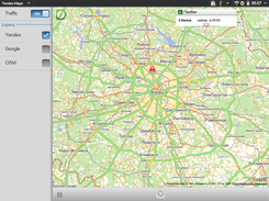 Yandex.Maps for WebOS Screenshot 1