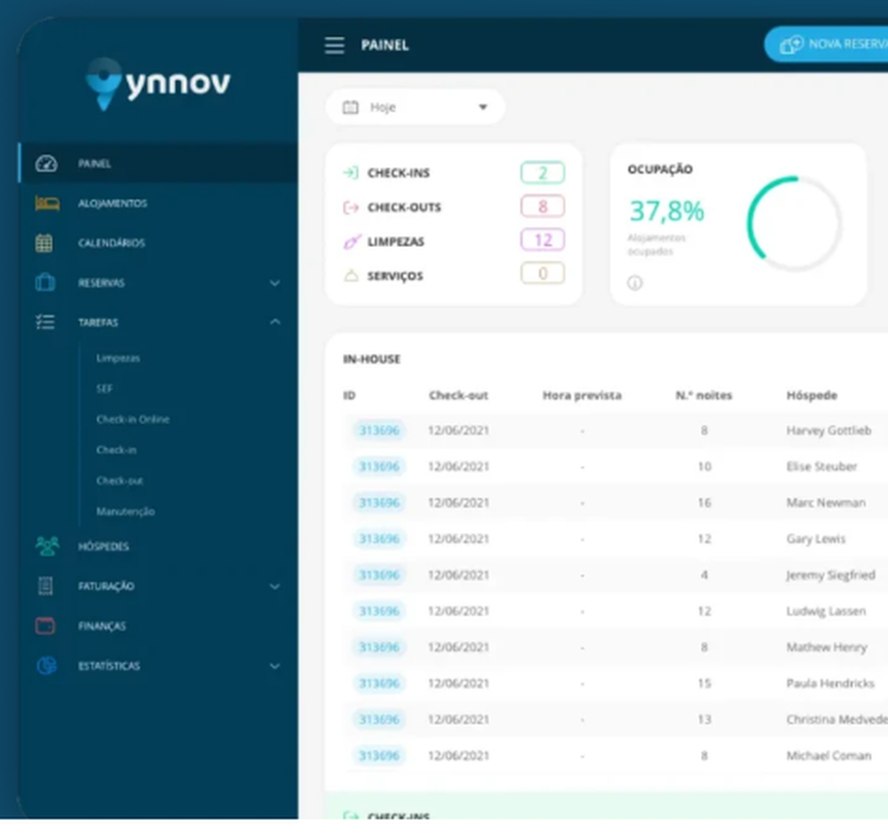 YnnovBooking Screenshot 1