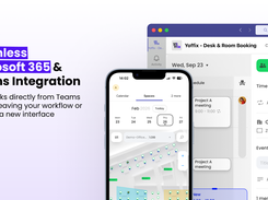 Seamless Microsoft 365 & Teams Integration: Book desks directly from Teams without leaving your workflow or learning a new interface.