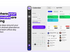 See where your teammates are working: Plan office days around your team with shared attendance views and team office day coordination