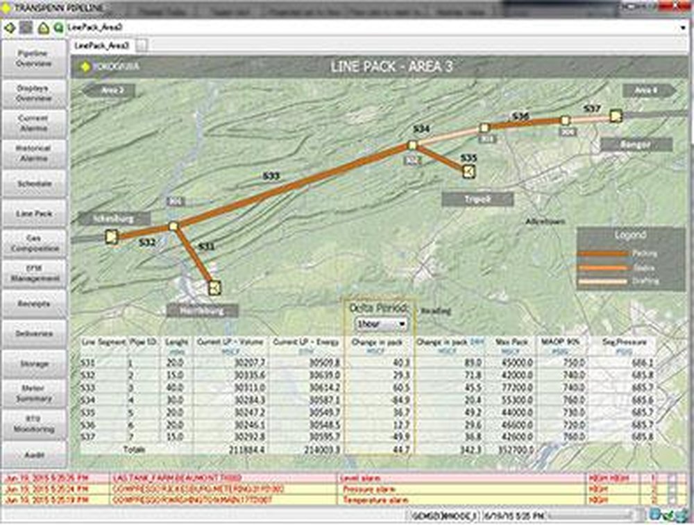 Yokogawa Enterprise Pipeline Management Screenshot 1