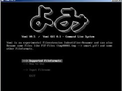 Yomi's Start Screen