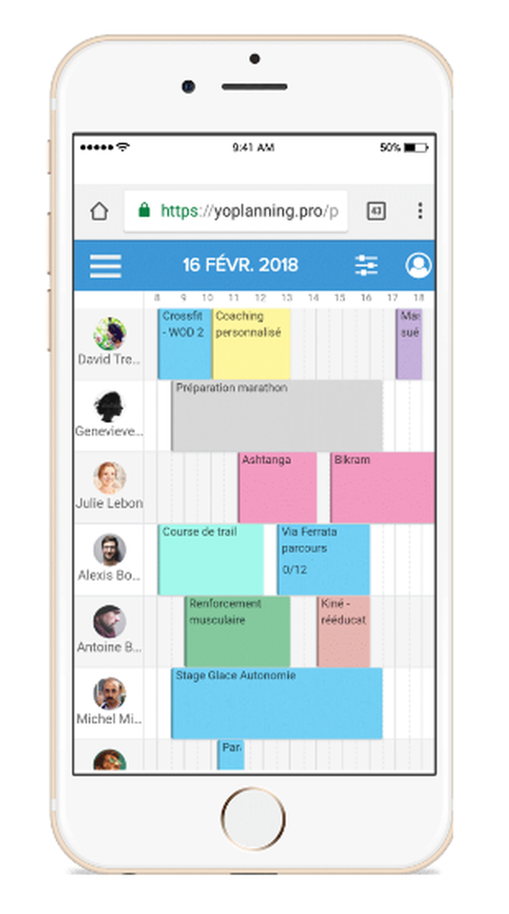 Yoplanning Screenshot 1