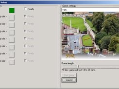 Old version - game setup screen