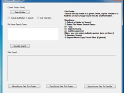 Yoshistr File Finder Screenshot 1