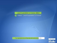 yourOS 0.0.1 openSUSE Gnone 64bit Basic Boot Menu