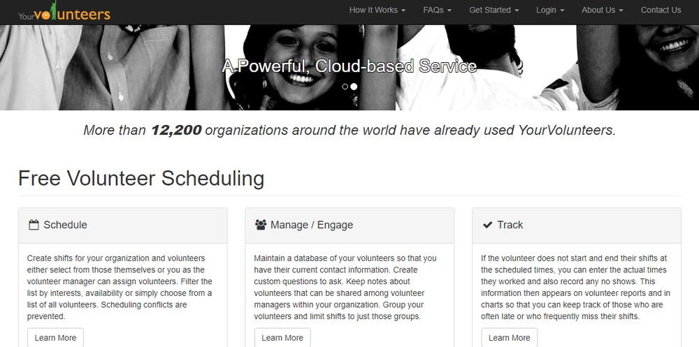 YourVolunteers Screenshot 1
