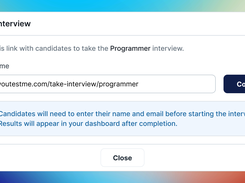 Interview Link Sharing