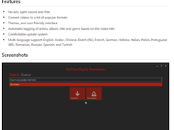 YouTube Playlist Downloader Screenshot 1