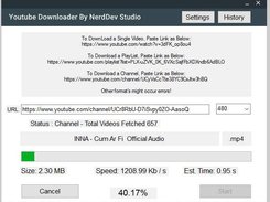 YouTube Downloader Screenshot 1