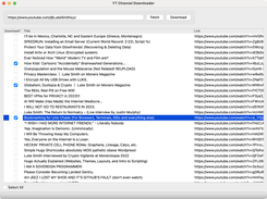 YT Channel Downloader on Mac