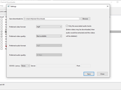 YT Channel Downloader on Windows