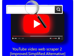 YouTube video web scraper 2 [Improved.Simplified.Alternative] app icon