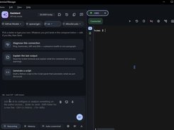 Terminal with AI assistance