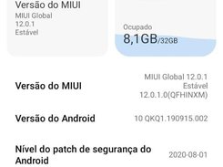 MIUI Global GSI booted on A207M device
