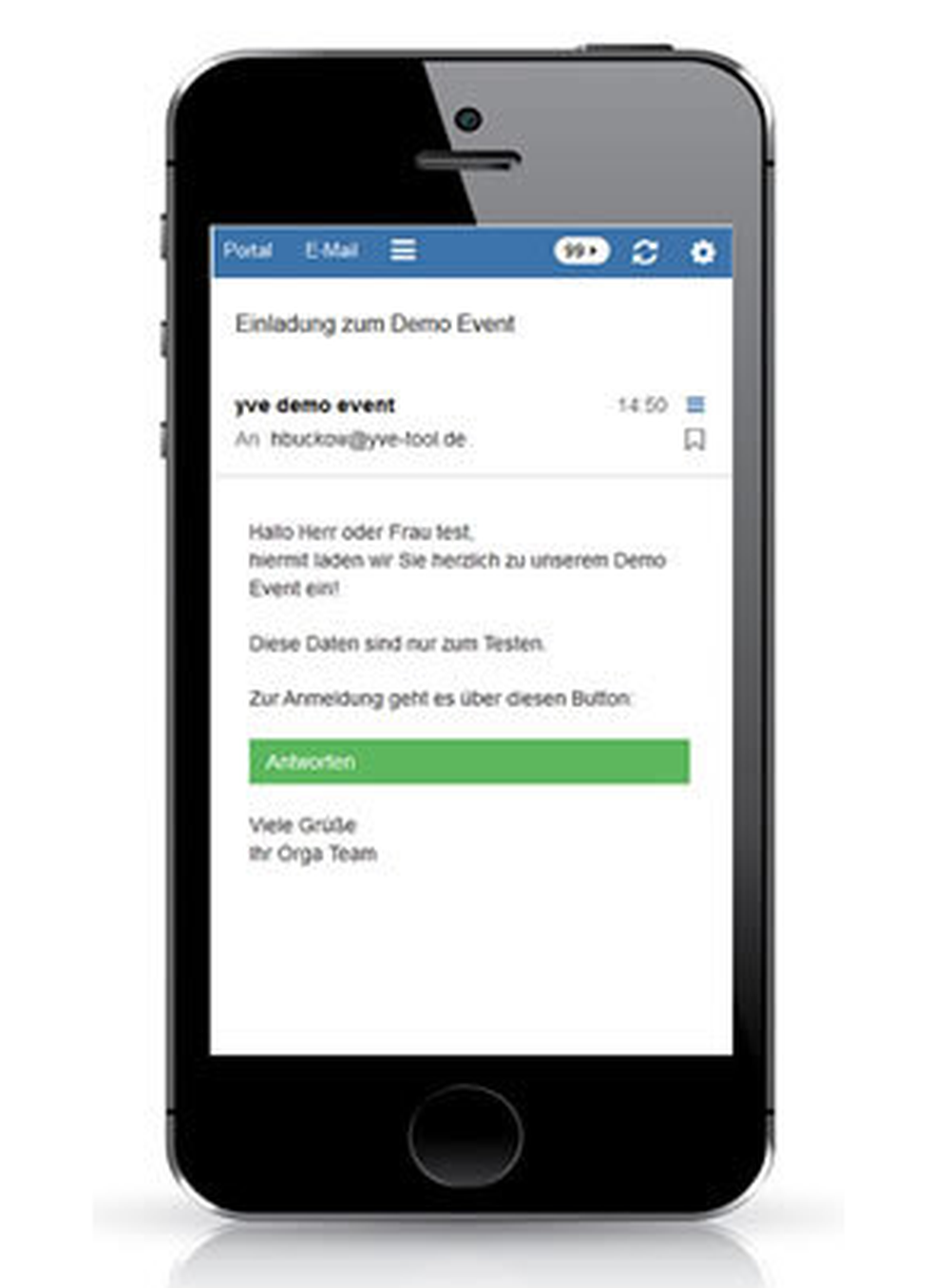 yve event tool Screenshot 1
