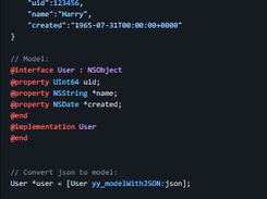 YYModel Screenshot 1