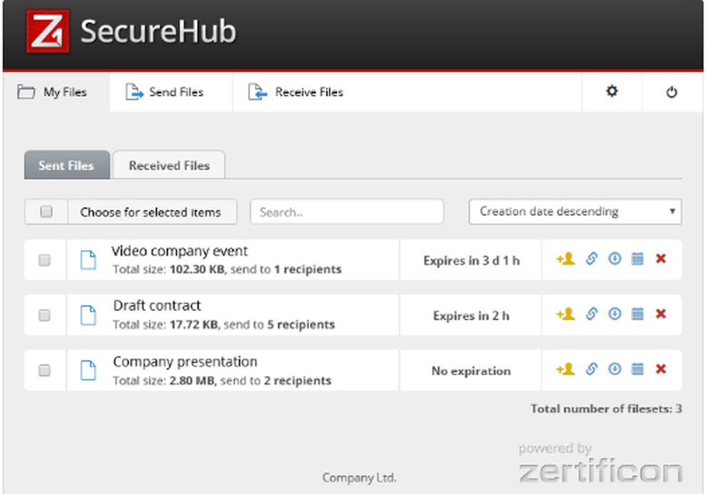 Z1 SecureHub Screenshot 1