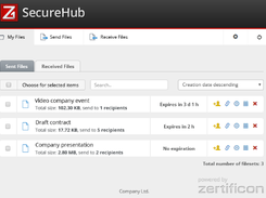 Z1 SecureHub Screenshot 1