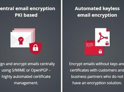 Z1 SecureMail Gateway Screenshot 2