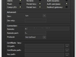 Edit config ovpn