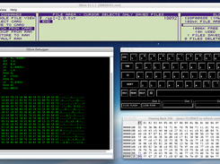 OZvm running in double screen and using debugging tools