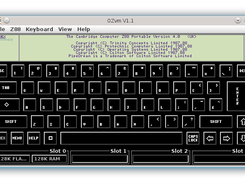 Screenshot of Cambridge Z88 emulator V1.1