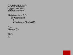 Lisp Interpreter Compiled for ZX Spectrum