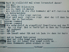 IRC Client on hi-res ZX81