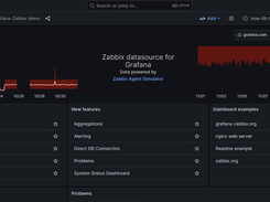 Zabbix plugin for Grafana Screenshot 1