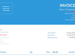 Zahir Simply Invoice Screenshot 1