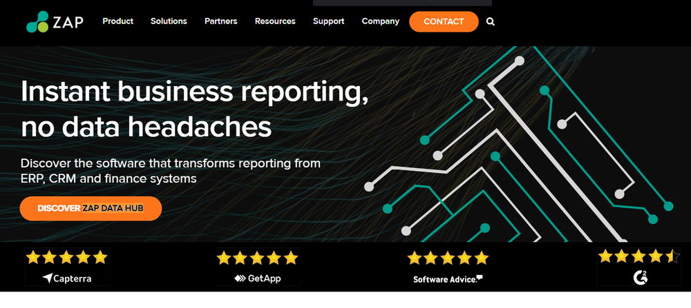 ZAP Data Hub Screenshot 1