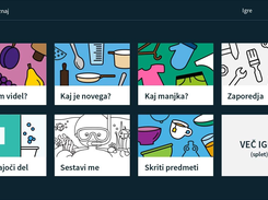 Game selection screen