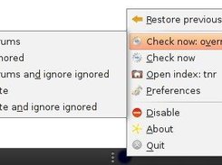 icon menu - version 1.8.1 on Linux