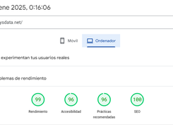 PageSpeed Desktop