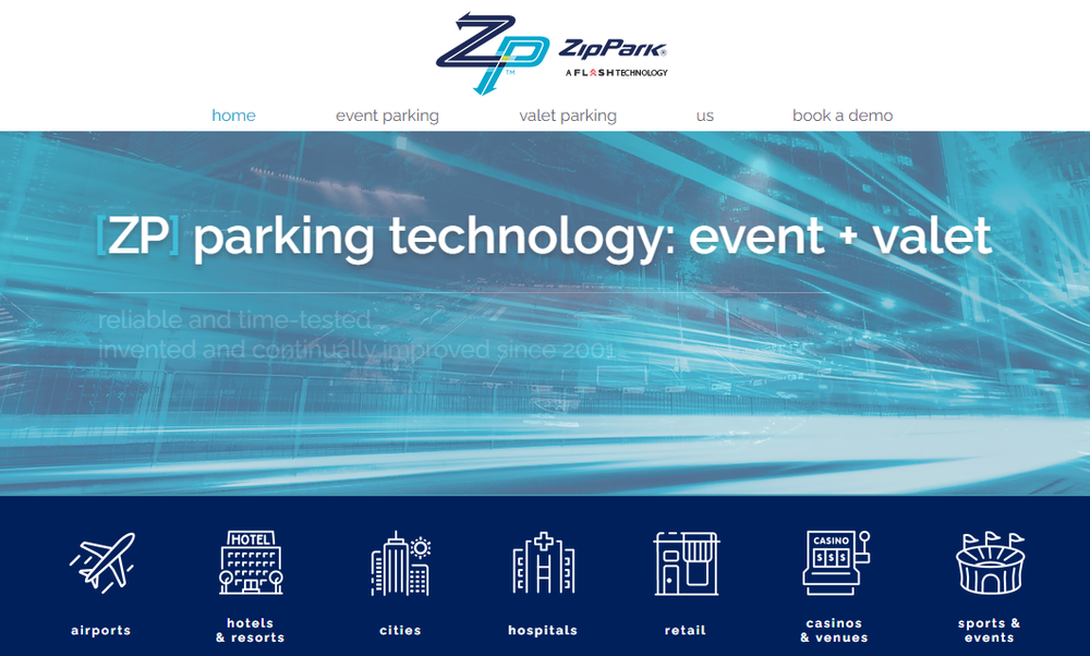 zControl Event and Valet Parking System Screenshot 1