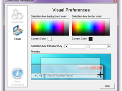 Zcreenshot preferences