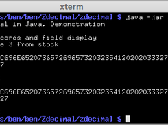 Z Decimal for Java, Demo