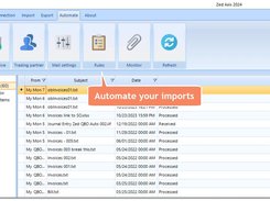 Automate importing into QuickBooks