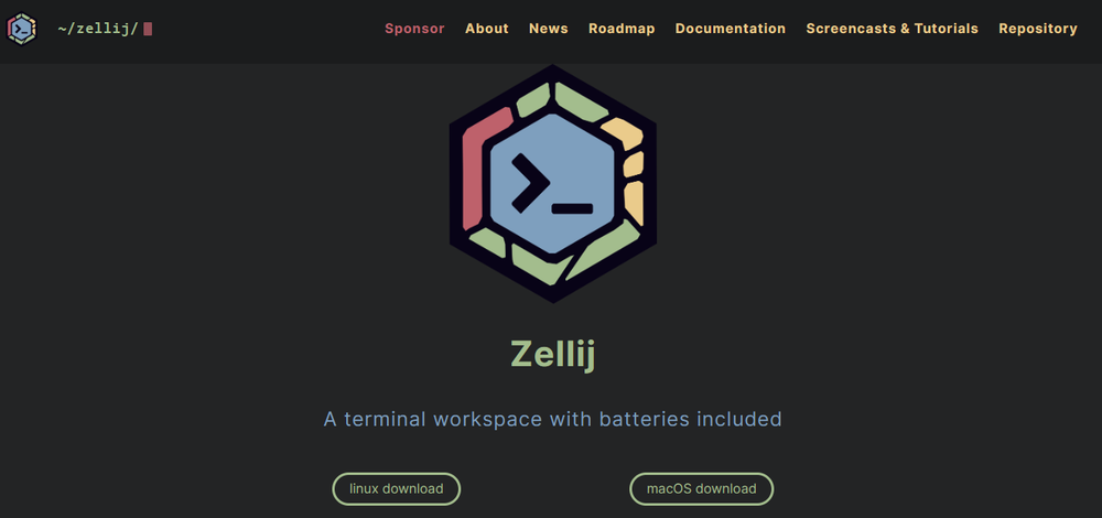 Zellij Screenshot 1