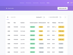 Automated Order Fulfillment