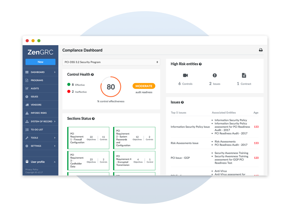 ZenGRC-Dashboard