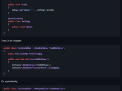Zenject Screenshot 1