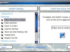 The ZenKEY settings application