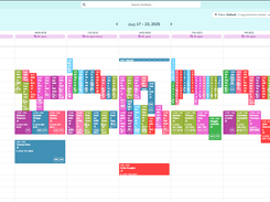Calendar Weekly View